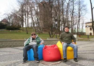 Trzy Kolory Cieszyna (27.03.2011). Z Sławomirem Łuszcz.